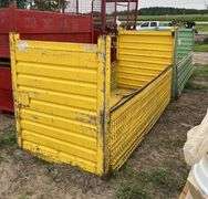 (2) Wire racks 108" L x 44" W x 55.5" H, row:4