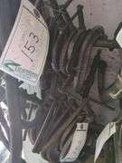 C-clamps, jumper cables, and come-along