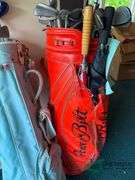 Golf clubs with 2 bags