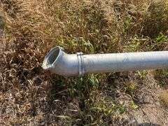 Irrigation pipe, 30 ft., hook and latch, most are 6”, some 4”