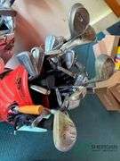 Golf clubs with 2 bags
