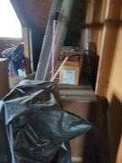 Contents of right side of attic