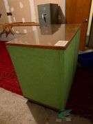 4 Drawer file cabinet Peg board and flower cabinet