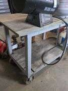 Rolling cart with casters