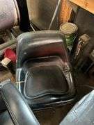Round table with four chairs and misc. items