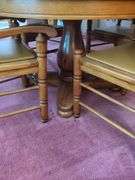 Oak table and chairs