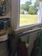 Contents of wall, brazing rod, belts, wire