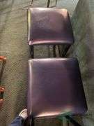4 Padded bar stools