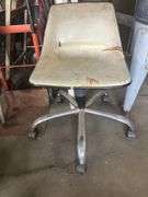 Galvanized carry alls and chair