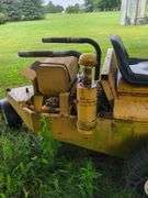 Hustler zero turn mower with blade; running status unknown