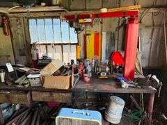 Bench and contents
