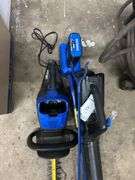 Grabbers, leaf blower, and hedge trimmer