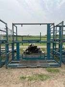 (3) Pallet racks 115" L x 48" W x 51" H, row:4