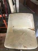 Galvanized carry alls and chair
