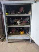 Cabinet and contents