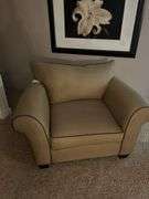 Big brown lounge chair