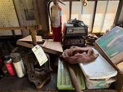 Bench and contents