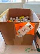 Numerous golf balls