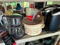 Shelf and contents