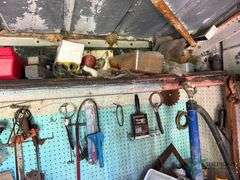 Contents of bench and wall
