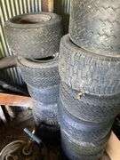 Misc. golf cart tires some rims and extra parts