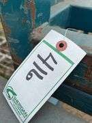 (3) Pallet racks 115" L x 48" W x 51" H, row:4