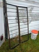 Folding metal rack