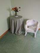 End table and doll rocking chair