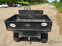 EZ-GO gas golf cart with dump box