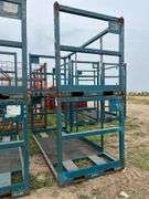 (2) Pallet racks 115" L x 48" W x 51" H, row:4