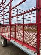 Easy Trail Square Bale Thrower Wagon, row:2