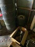 Misc. golf cart tires some rims and extra parts