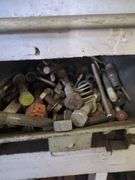 Contents of bins bolts and hoses
