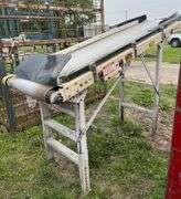 (1) Conveyor belt 97.5" L x 28" W, row:4