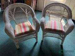 Wicker patio furniture