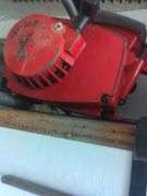 Red super X chainsaw