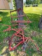 Disassembled reel mower