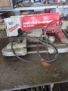 Milwaukee Electric portable band saw