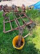 Disassembled reel mower