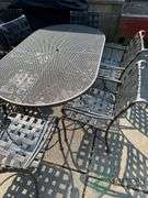 Patio table with 6 chairs