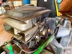 John Deere 2243 Mower gas showing 1561 hours