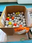 Numerous golf balls