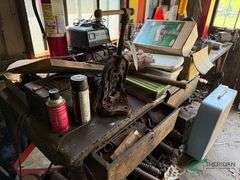Bench and contents