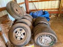 Assorted tire and rims