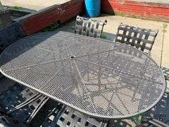 Patio table with 6 chairs