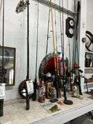 Fishing poles and items