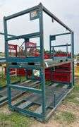 (2) Pallet racks 115" L x 48" W x 51" H, row:4