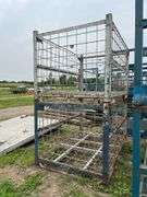 (2) Wire racks 84.5" L x 54" W x 49.5" H, row:4