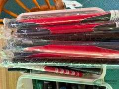 Numerous club grips