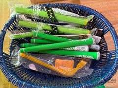 Basket of grips and pencils